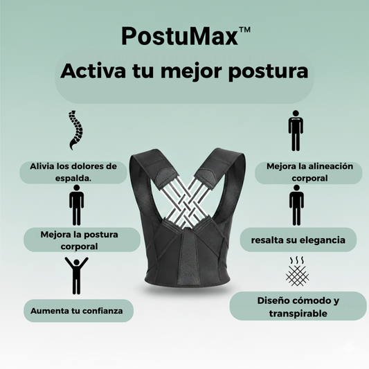 PostuMax™-Corrector de spalda elegante, Activa tu mejor postura