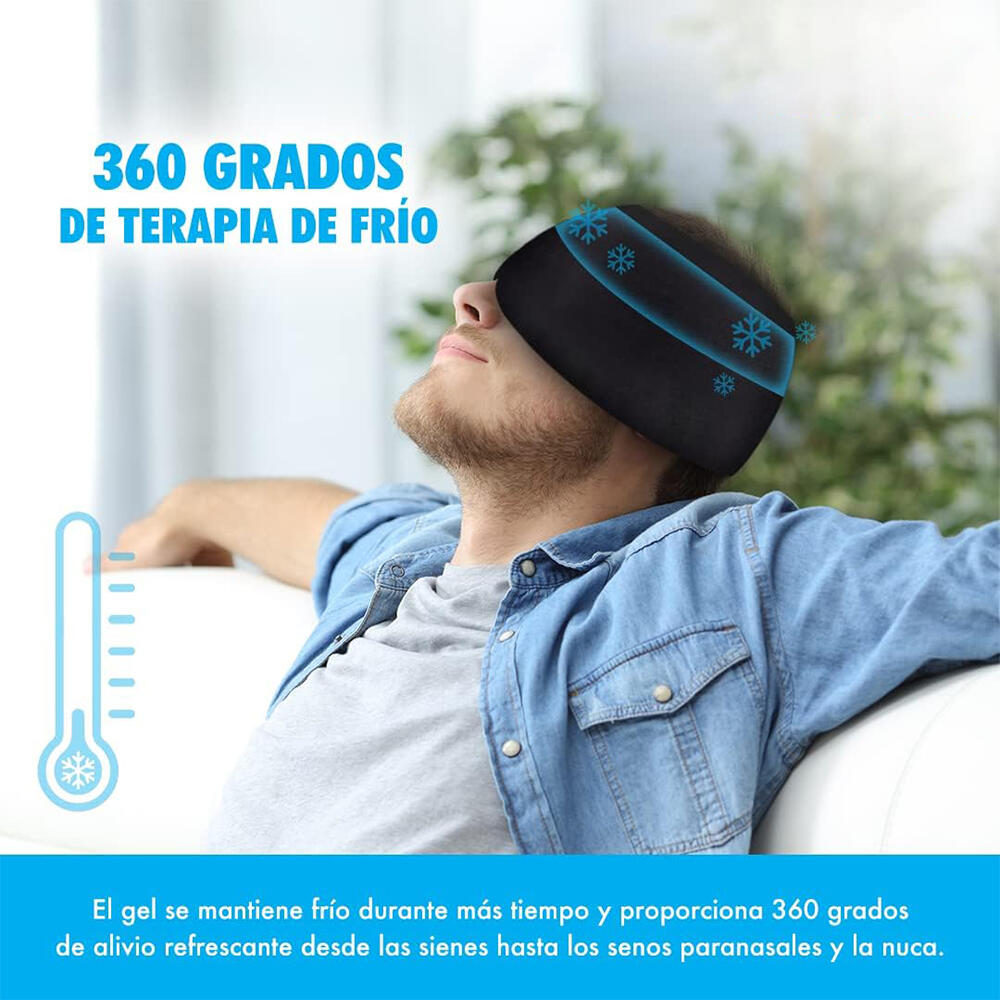 PACK ALMOHADILLA Y GORRO DE GEL PARA EL TRATAMIENTO DEL DOLOR