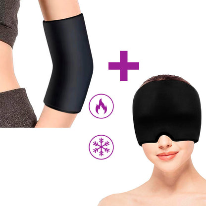 PACK ALMOHADILLA Y GORRO DE GEL PARA EL TRATAMIENTO DEL DOLOR